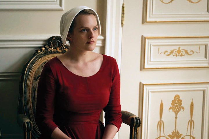 Elisabeth Moss as Offred in ‘The Handmaid’s Tale’