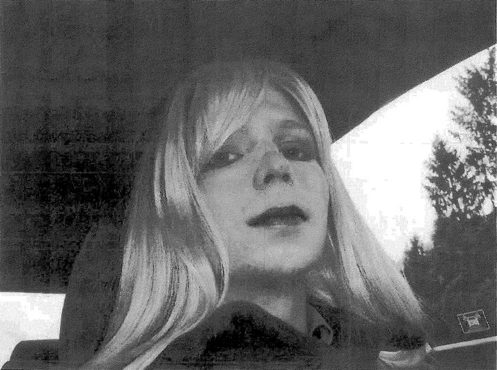 A 2010 image of Chelsea Manning released after her 2013 conviction