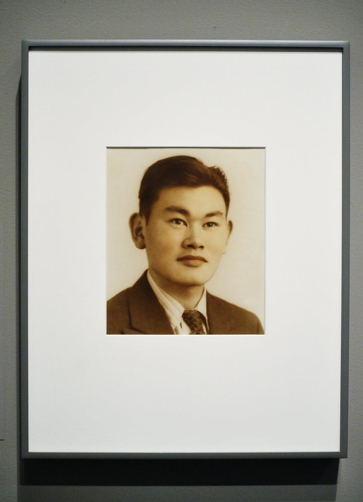 A portrait of Fred Korematsu hangs in the National Portrait Gallery on Feb. 2, 2012 in Washington, D.C.