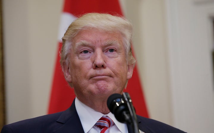President Donald Trump, here at a meeting with Turkish President Recep Tayyip Erdogan at the White House on Tuesday, insists