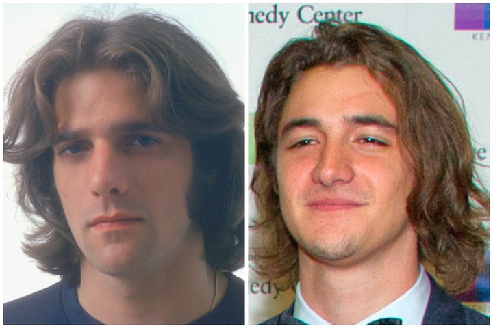 From left to fight: Eagles singer Glenn Frey in 1970; Frey's son Deacon in 2016.