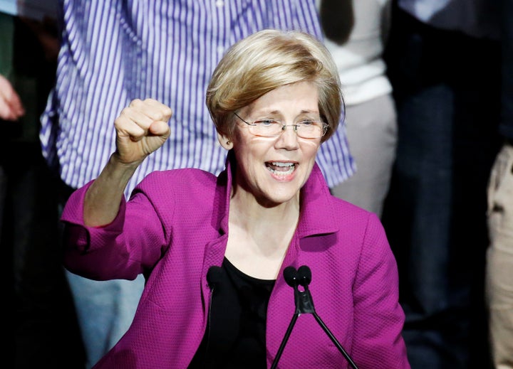 Warren denounced the influence of money in politics and the trend toward corporate consolidation in a passionate speech at a Center for American Progress conference.