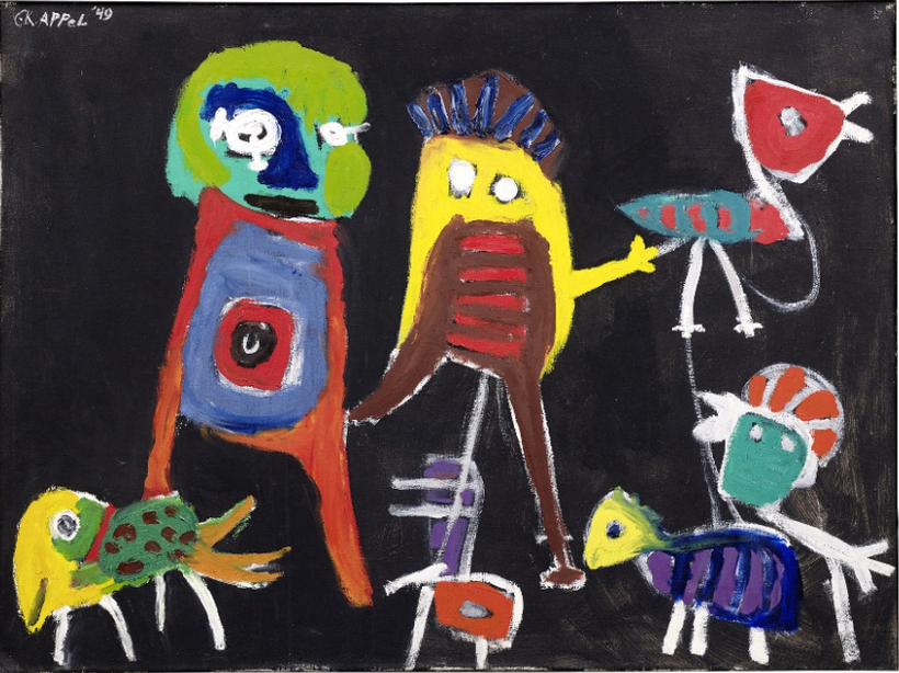 Karel Appel, “Petit Hip Hip Hourra” (1949).