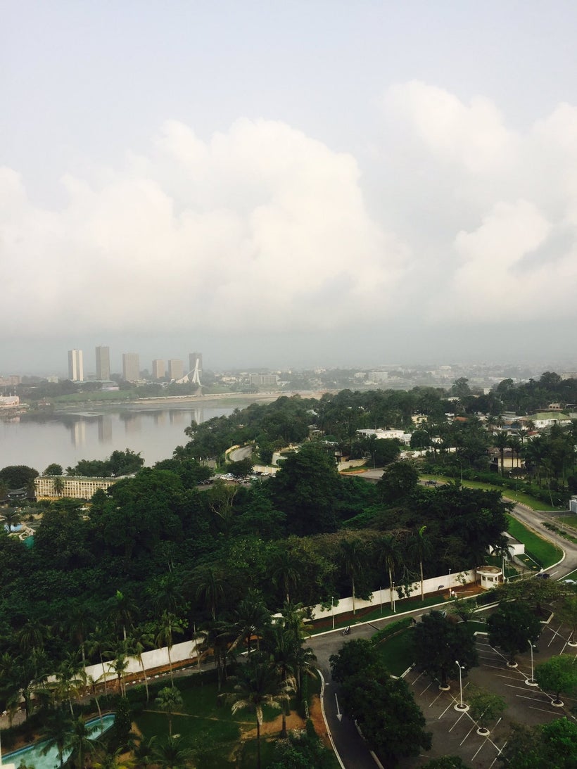 A steamy morning in Abidjan, the capital of Côte d’Ivoire.