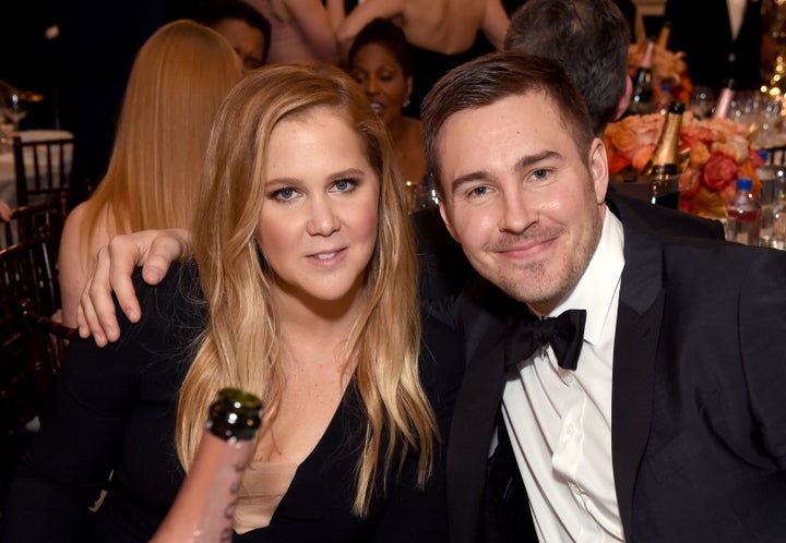 Schumer and Hanisch at the Golden Globes on Jan. 8.