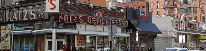 The deli is best known for its pastrami and corned beef. 
