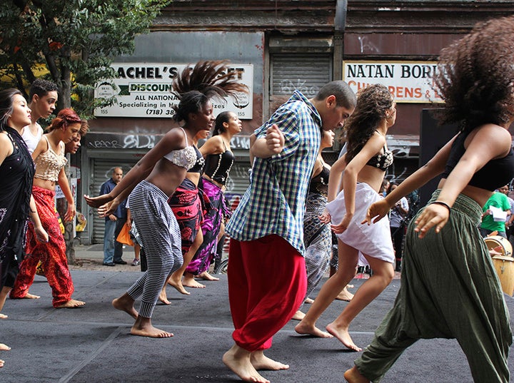 El Puente Dance Ensemble performing at WEPA! Festival in Williamsburg, Brooklyn