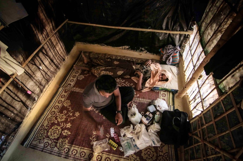 Around 70,000 Rohingya have fled Myanmar since October. Many have built shelters in the ever-expanding Kutupalong camp, and s