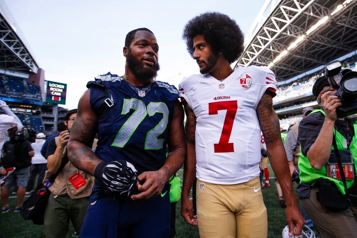 Michael Bennett told 710 ESPN Seattle: “I think that Kaepernick getting the opportunity to be on our team would be really cool, would really be a good place for him because you have a coach like coach [Pete] Carroll who is up for challenges like that. ... So this is a perfect place for him.”