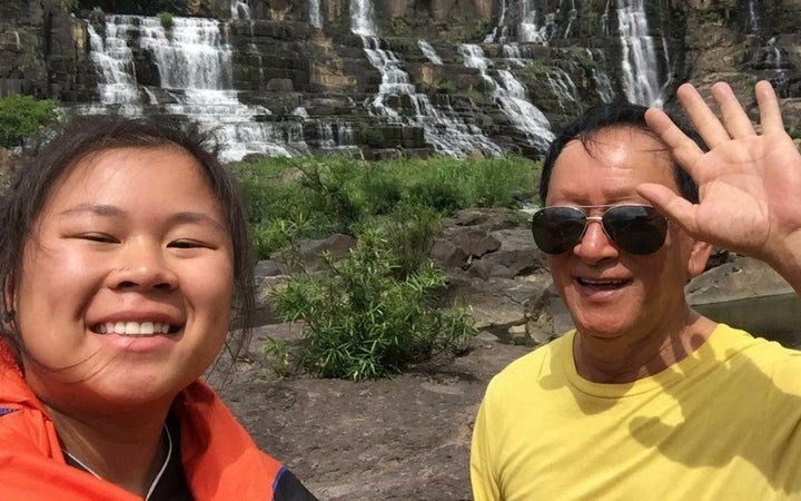 Angeline Tu Tran unknowingly became the ultimate wing woman for her dad. 