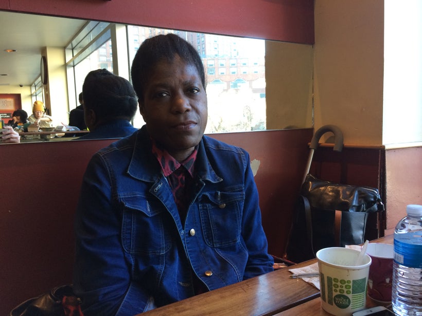 Gayla Francis, who has experienced homelessness since she moved to New York City, searches for affordable housing