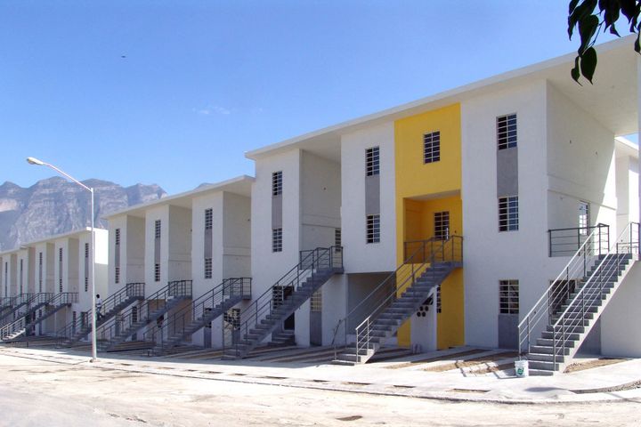Monterrey Housing, Monterrey, Mexico. By 2016 Pritzker Prize winner, Alejandro Aravena. 