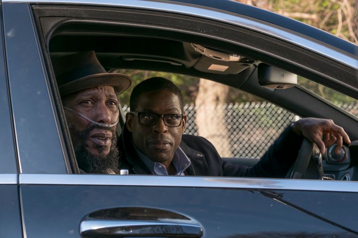 Ron Cephas Jones as William and Sterling K. Brown as Randall in "Memphis."