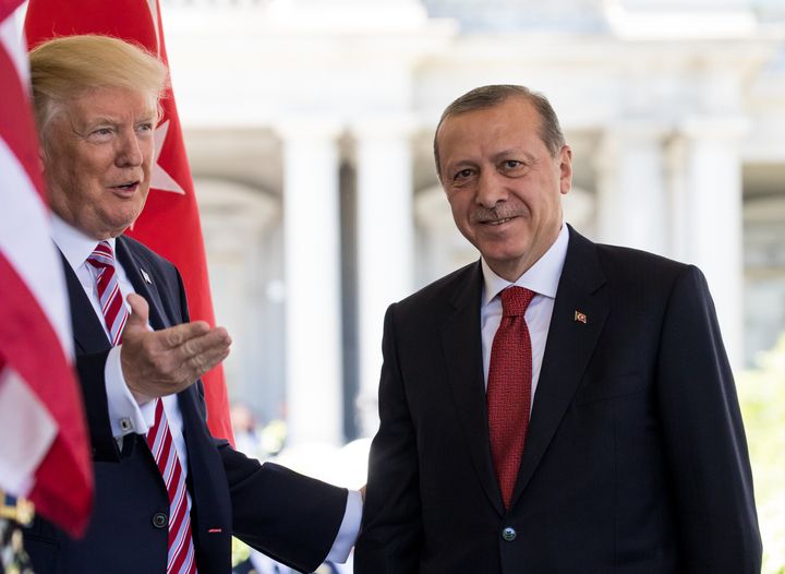 President Trump welcomed Turkish President Erdogan on May 16, 2017.