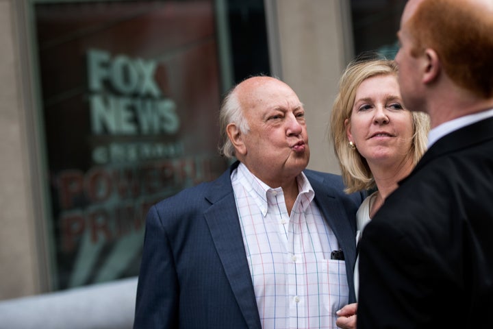 Roger Ailes leaves the New Corp building in New York City, July 19, 2016.