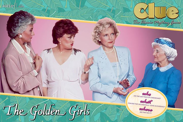 “Clue: The Golden Girls” will hit stores in June. 