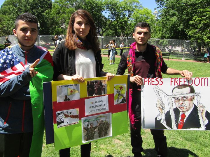 Images like these of young protesters, who expressed their disgust for President Erdogan’s policies, will resonate far longer than the violence perpetrated against them, later that day. This was shot in Lafayette Park in downtown D.C on May 16, 2016.