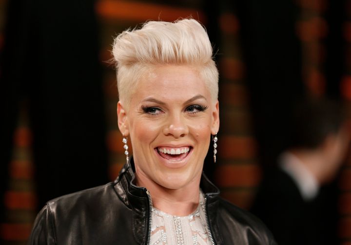 Pink wants to set an example for her children. 