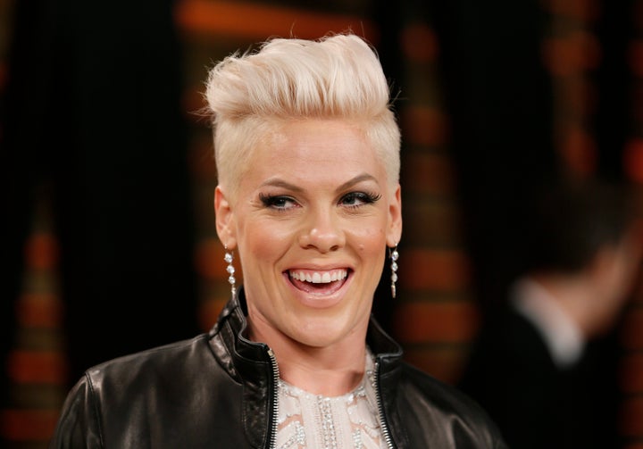 Pink wants to set an example for her children.