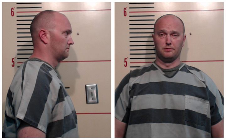 Roy Oliver in booking photos released by the Parker County Sheriff's Office.