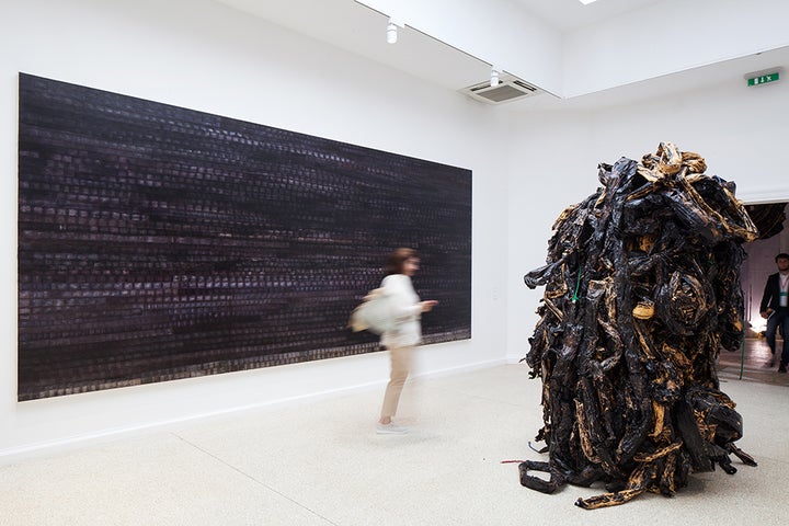 <p>Mark Bradford, <em>Tomorrow is Another Day</em>, U.S. Pavilion. 57th International Art Exhibition - La Biennale di Venezia, <em>Viva Arte Viva</em>. Courtesy of La Biennale di Venezia. Photo: Francesco Galli.</p>