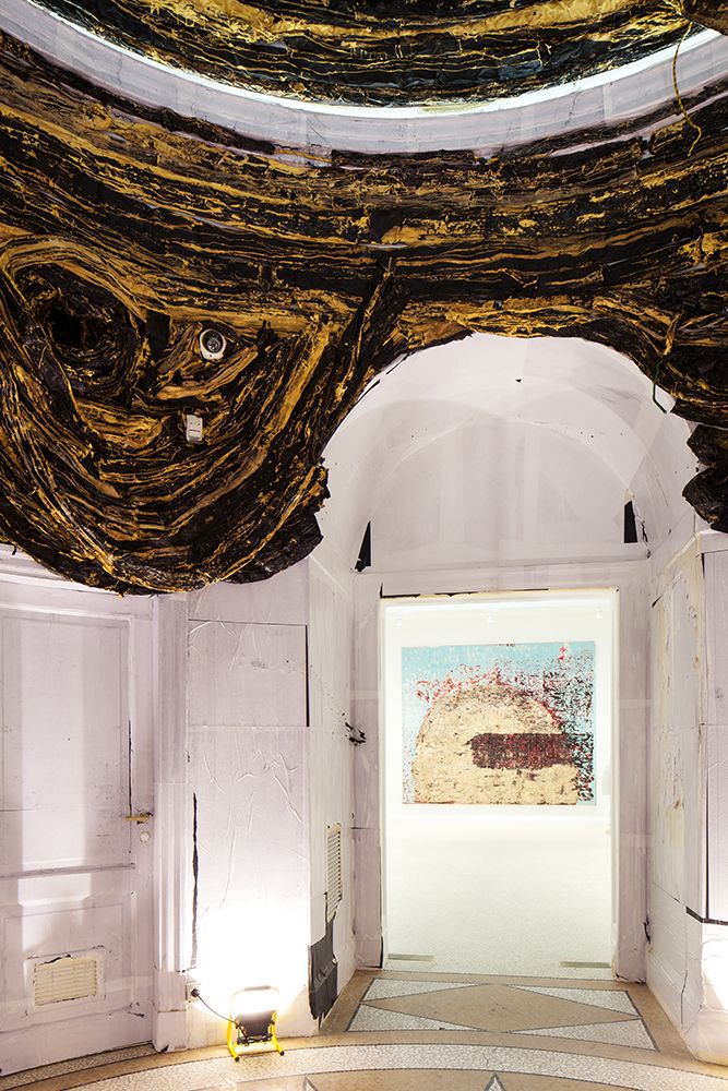 Mark Bradford, Tomorrow is Another Day, U.S. Pavilion. 57th International Art Exhibition - La Biennale di Venezia, Viva Arte Viva. Courtesy of La Biennale di Venezia. Photo: Francesco Galli.