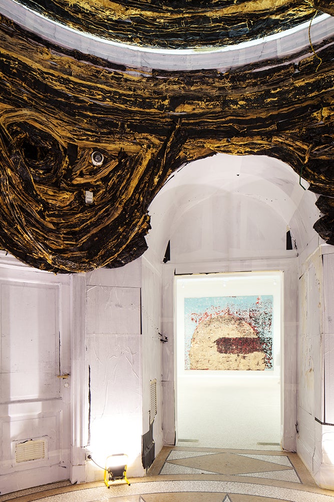 <p>Mark Bradford, <em>Tomorrow is Another Day</em>, U.S. Pavilion. 57th International Art Exhibition - La Biennale di Venezia, <em>Viva Arte Viva</em>. Courtesy of La Biennale di Venezia. Photo: Francesco Galli.</p>
