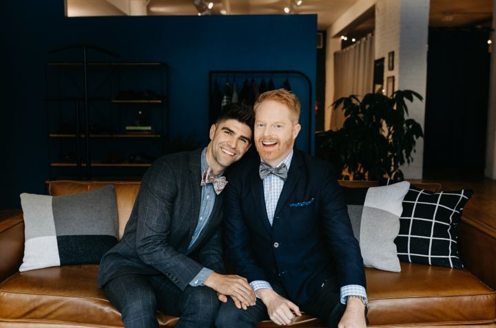 "Modern Family" star Jesse Tyler Ferguson (right) and Justin Mikita were married in July 2013.