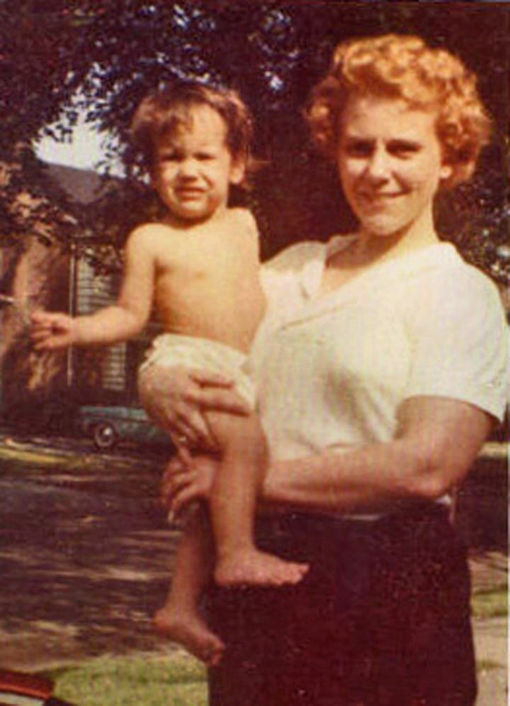 Viola Liuzzo holding daughter Sally.