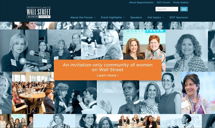 Wall Street Women Forum home page