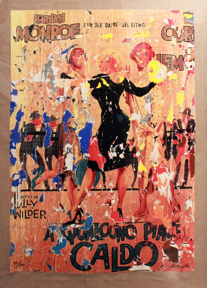 <p>Mimmo Rotella: A Qualcuno Piace Caldo, c. 2002</p>