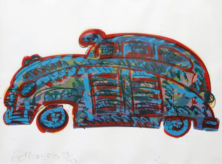 <p>Frank Romero: Car, c. 1980</p>