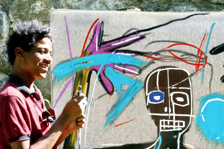 Artist Jean-Michel Basquiat in 1983.