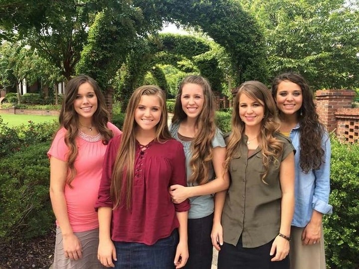 From left, Jessa Seewald, Joy Duggar, Jill Dillard, Jana Duggar (who is not part of the lawsuit) and Jinger Duggar.