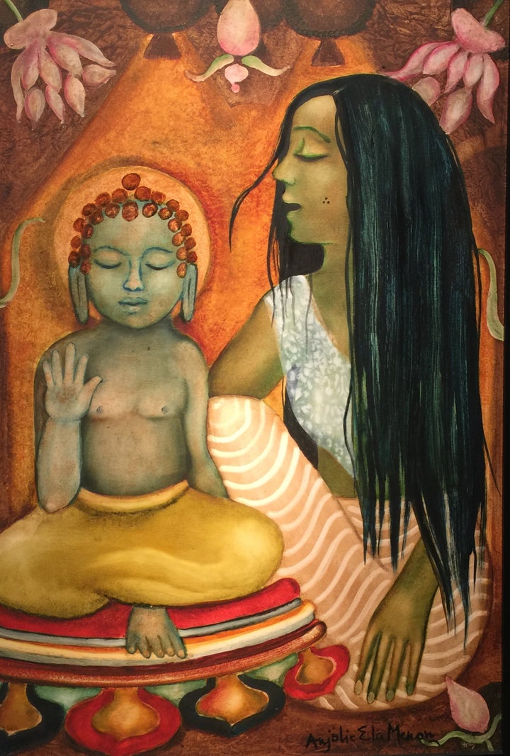 <p>Maya and Gautama</p>