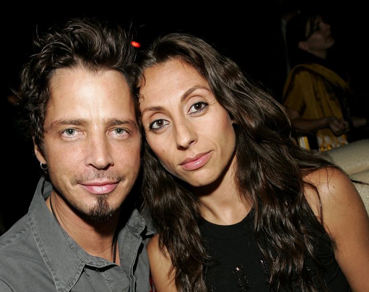 Chris Cornell and Vicky Cornell together in 2006. 