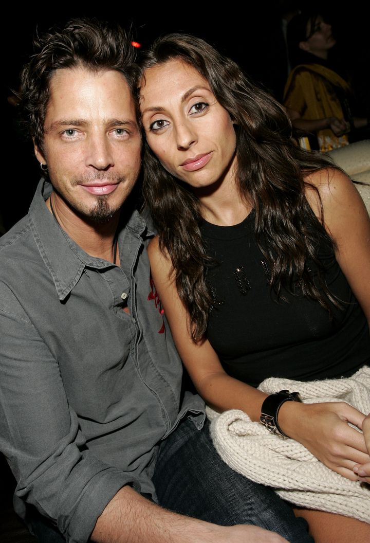 Chris Cornell and Vicky Cornell together in 2006. 