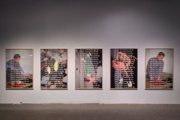LEE MINGWEI (b. 1964); 100 Days with Lily (series); 1995 / 2017; Silver dye bleach prints (ilfochrome); 5 pieces, 166.5 x 115 cm each; 65.6 x 45.3 in each