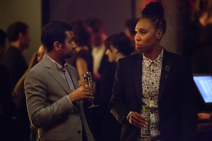 Aziz Ansari and Lena Waithe on "Master of None." 