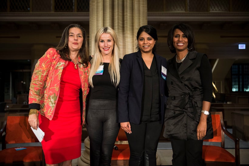 Chicago Innovation’s <em>Celebrating Women in Innovation</em>. Ana Dutra, Katy Lynch, Andrea Sreshta, Phyllis Lockett.