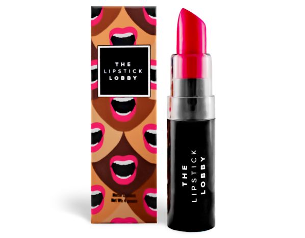 Kiss my pink lipstick, $19 at The Lipstick Lobby