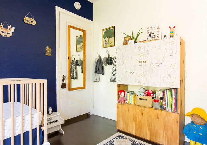 Home Tour: An Interior Designer’s Whimsical Nursery Makeover | HuffPost ...