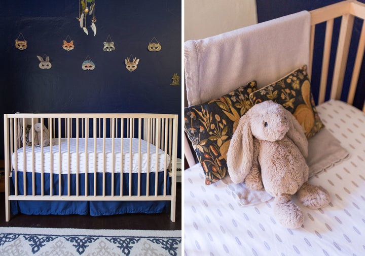 Home Tour: An Interior Designer’s Whimsical Nursery Makeover | HuffPost ...