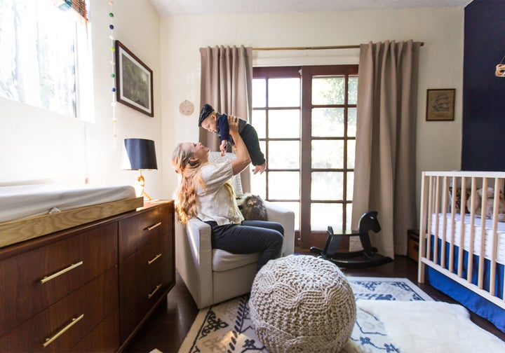 Home Tour: An Interior Designer’s Whimsical Nursery Makeover | HuffPost ...