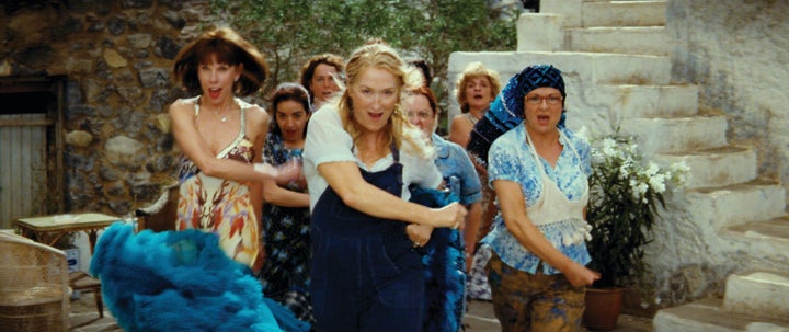 Meryl Streep and the rest of the cast of 'Mamma Mia!'