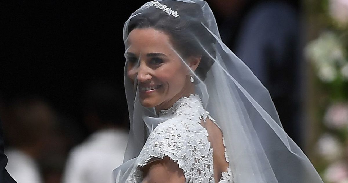 Pippa Middleton Wears A Classically Stunning Gown For Her Wedding ...