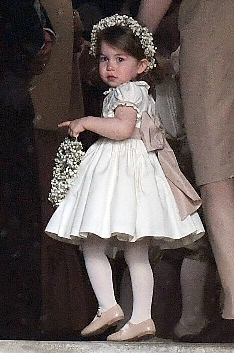 strapless open back dress Princess Charlotte Christening Gown – Milky White Dress Short Gown 28-30 Inches / 3-6 Months