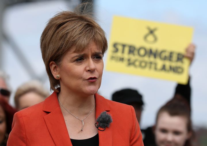 SNP leader Nicola Sturgeon has vowed to defend pensioners in Scotland and branded Tory policies for the elderly as a 'disgrace'