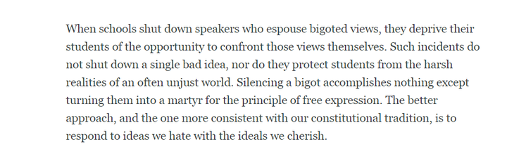 <p>ACLU: Speech on Campus</p>