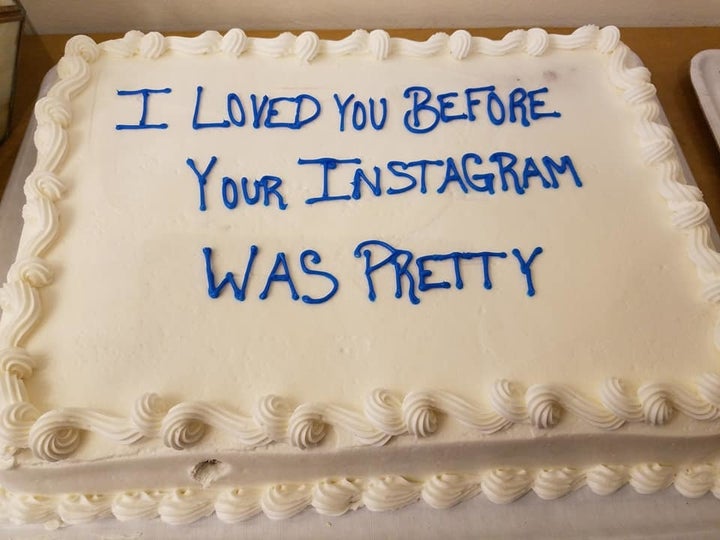 <p>Cake celebrating 1 year anniversary party at Coffee and Flowers in North Park San Diego</p>